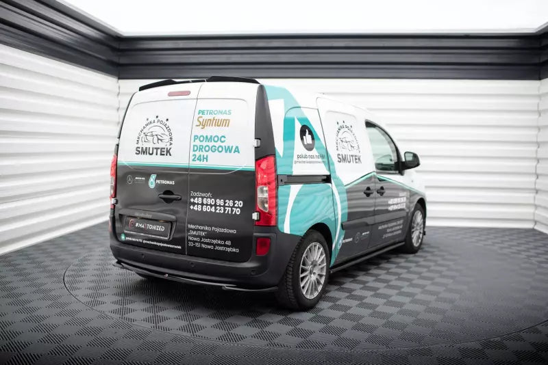 Maxton Design Heckspoiler Lippe für Mercedes-Benz Citan Mk1 Hochglanz schwarz – Ansicht 2