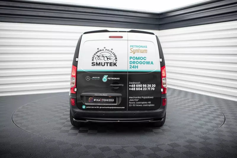 Maxton Design Heckspoiler Lippe für Mercedes-Benz Citan Mk1 Hochglanz schwarz – Ansicht 4