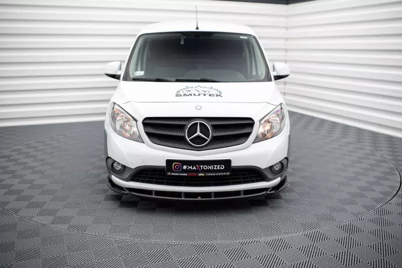 Maxton Design Frontlippe für Mercedes-Benz Citan Mk1 Hochglanz schwarz – Ansicht 3