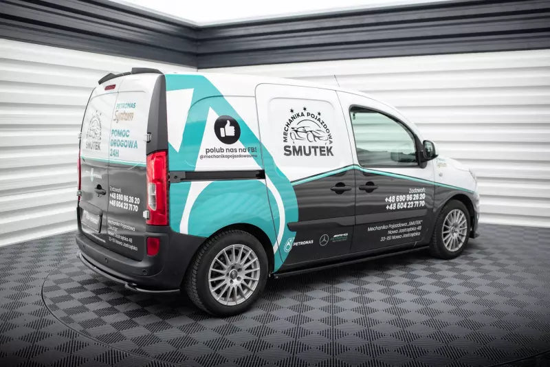Maxton Design Seitenschweller (Paar) für Mercedes-Benz Citan Mk1 Hochglanz schwarz – Ansicht 3