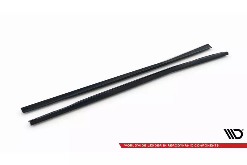 Maxton Design Seitenschweller (Paar) für Mercedes-AMG CLA 45 C117 Facelift Hochglanz schwarz – Ansicht 4