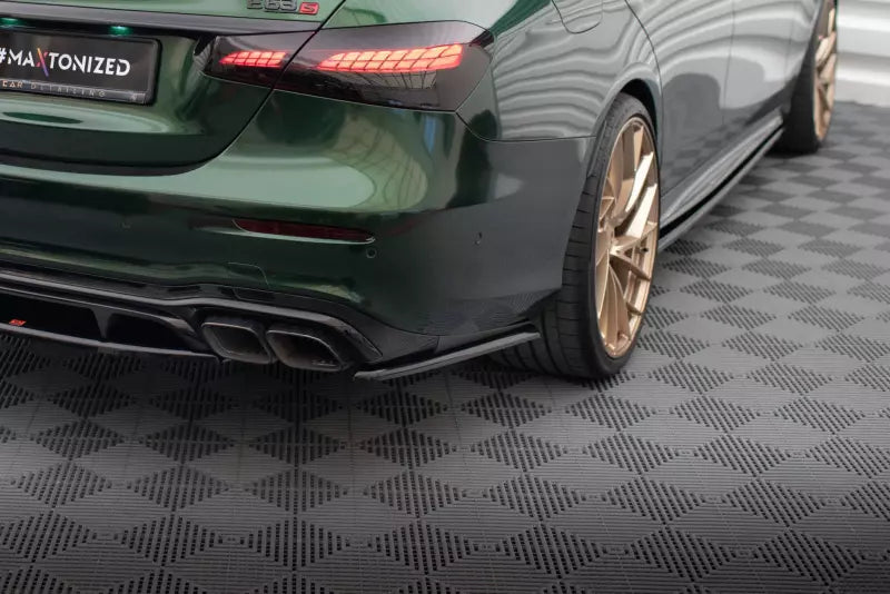 Maxton Design Diffusor Flaps für Mercedes-AMG E63 W213 Facelift Hochglanz schwarz – Ansicht 1