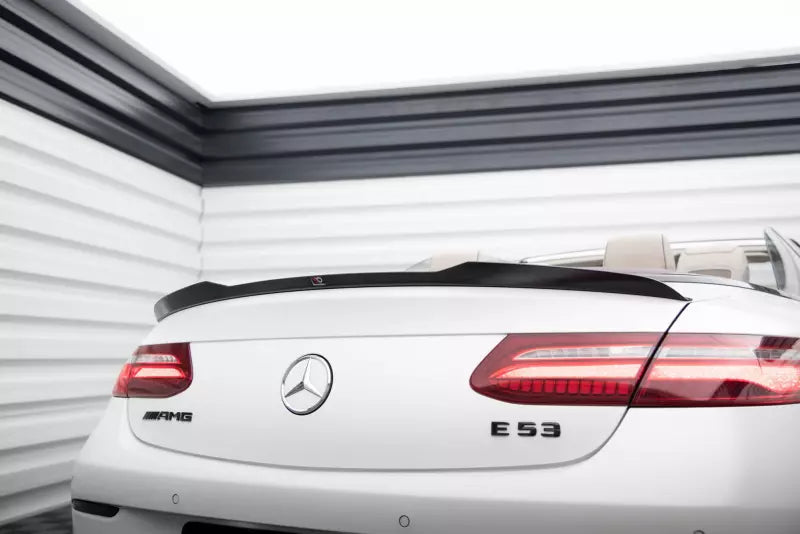 Maxton Design Heckspoiler Lippe für Mercedes-Benz E Cabriolet AMG-Line / E53 AMG A238 Hochglanz schwarz – Ansicht 1