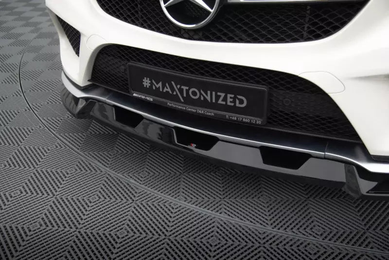 Maxton Design Frontlippe für Mercedes-Benz GLE Coupe 43 AMG / AMG-Line C292 Hochglanz schwarz – Ansicht 3