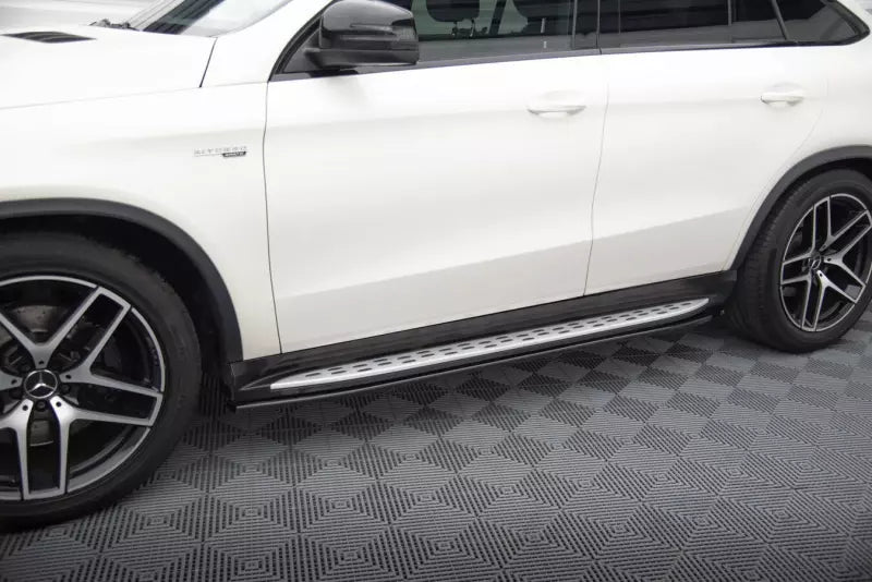 Maxton Design Seitenschweller (Paar) für Mercedes-Benz GLE Coupe 43 AMG / AMG-Line C292 Hochglanz schwarz – Ansicht 1