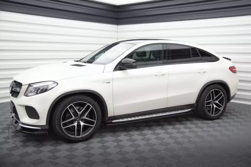 Maxton Design Seitenschweller (Paar) für Mercedes-Benz GLE Coupe 43 AMG / AMG-Line C292 Hochglanz schwarz – Ansicht 2