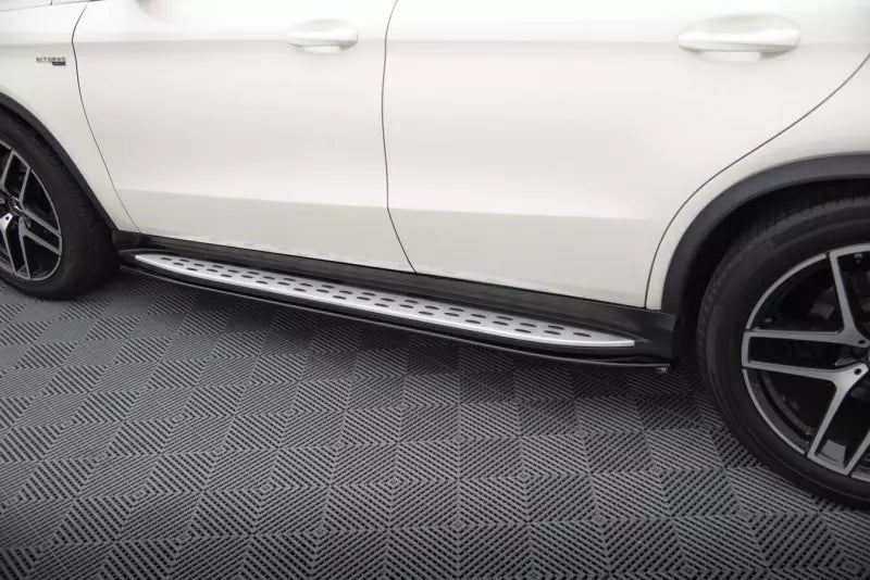Maxton Design Seitenschweller (Paar) für Mercedes-Benz GLE Coupe 43 AMG / AMG-Line C292 Hochglanz schwarz – Ansicht 3