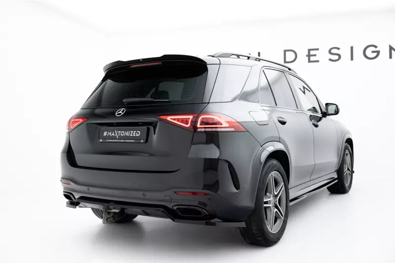Maxton Design mittlerer Heckdiffusor DTM Look für Mercedes-Benz GLE SUV AMG-Line W167 Hochglanz schwarz – Ansicht 1