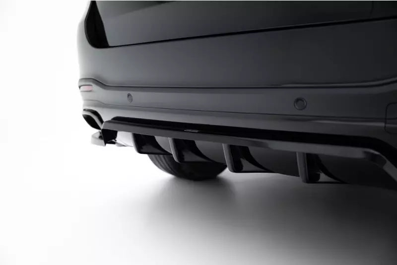 Maxton Design mittlerer Heckdiffusor DTM Look für Mercedes-Benz GLE SUV AMG-Line W167 Hochglanz schwarz – Ansicht 2