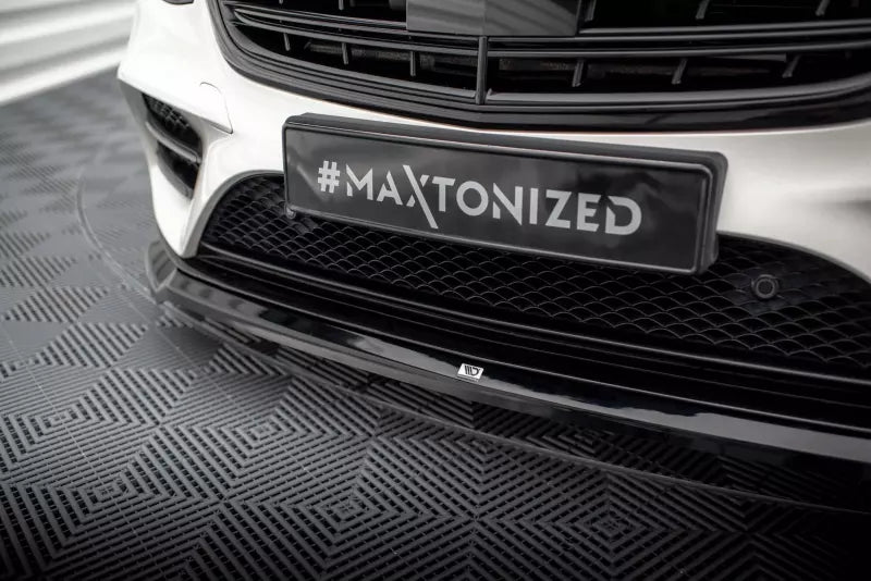 Maxton Design Frontlippe für Mercedes-Benz S AMG-Line W222 Facelift Hochglanz schwarz – Ansicht 3