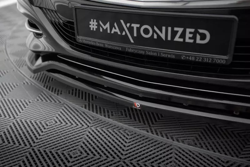 Maxton Design Frontlippe für Mercedes-Benz S W222 Hochglanz schwarz – Ansicht 3