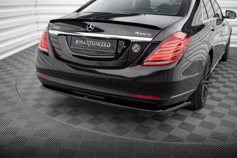 Maxton Design Heckdiffusor für Mercedes-Benz S W222 Hochglanz schwarz – Ansicht 1