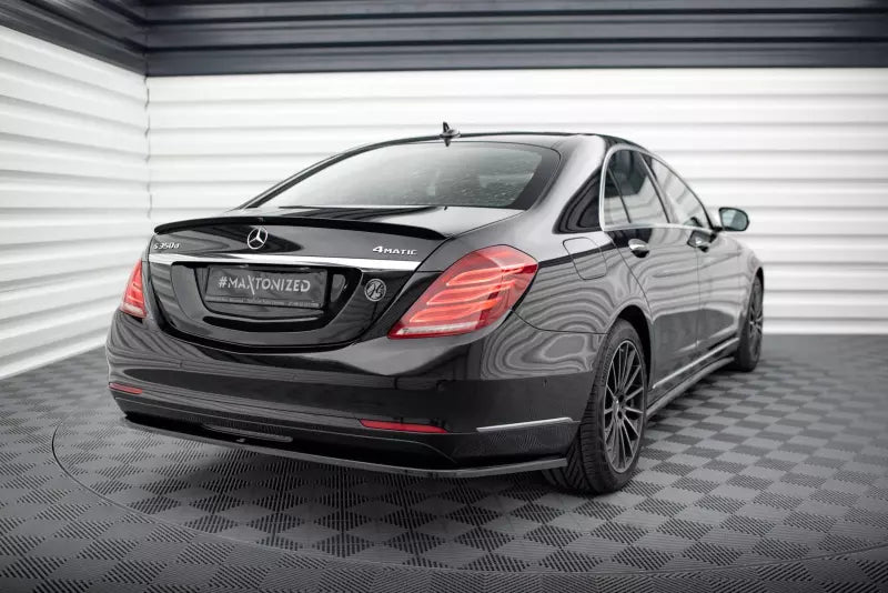 Maxton Design Heckdiffusor für Mercedes-Benz S W222 Hochglanz schwarz – Ansicht 2