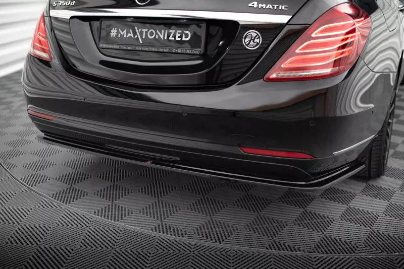 Maxton Design Heckdiffusor V.2 für Mercedes-Benz S W222 Hochglanz schwarz – Ansicht 1