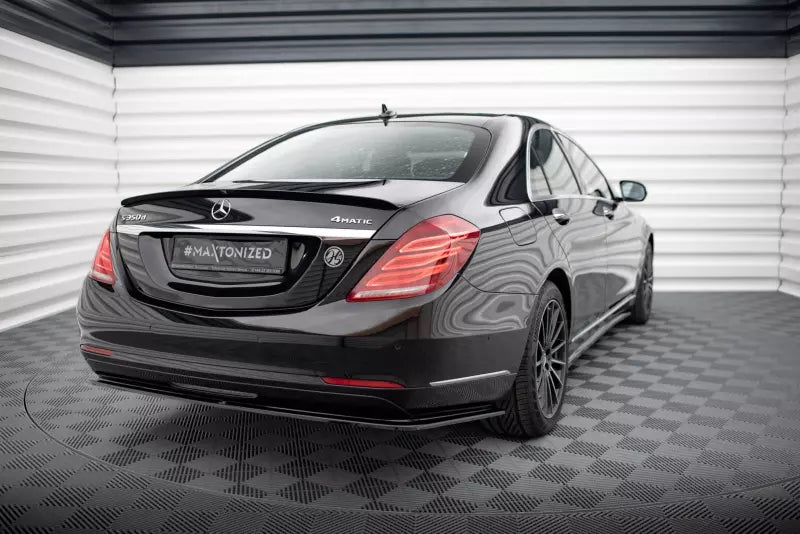 Maxton Design Heckdiffusor V.2 für Mercedes-Benz S W222 Hochglanz schwarz – Ansicht 3