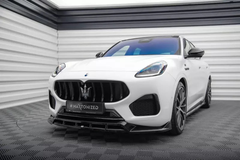 Maxton Design Frontlippe für Maserati Grecale GT / Modena Mk1 Hochglanz schwarz – Ansicht 1