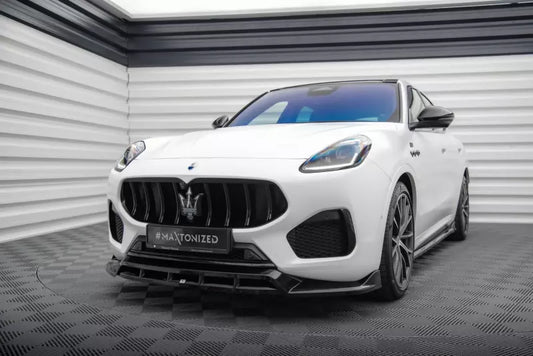 Maxton Design Frontlippe für Maserati Grecale GT / Modena Mk1 Hochglanz schwarz – Ansicht 1