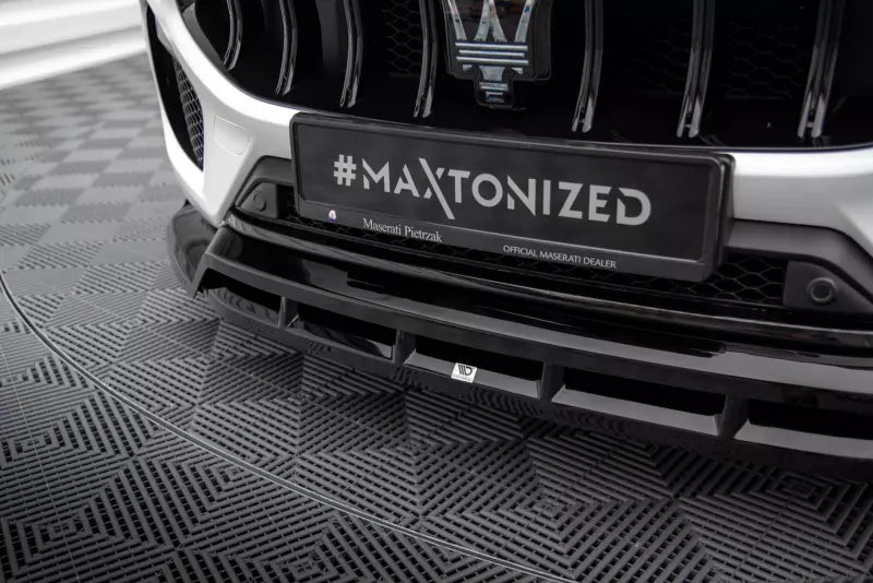 Maxton Design Frontlippe für Maserati Grecale GT / Modena Mk1 Hochglanz schwarz – Ansicht 3