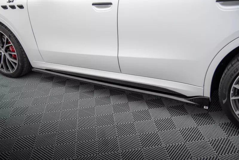 Maxton Design Seitenschweller (Paar) für Maserati Grecale GT / Modena Mk1 Hochglanz schwarz – Ansicht 3