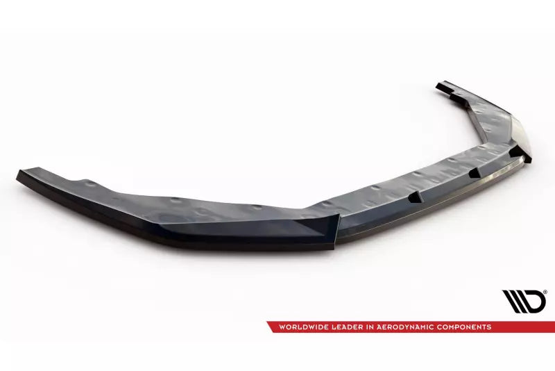 Maxton Design Frontlippe V.2 für Nissan GTR R35 Facelift Hochglanz schwarz – Ansicht 4