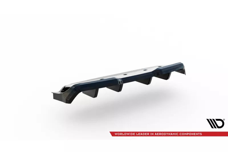 Maxton Design mittlerer Heckdiffusor DTM Look für Nissan GTR R35 Facelift Hochglanz schwarz – Ansicht 4