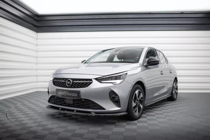 Maxton Design Frontlippe für Opel Corsa F ( Mk6) Hochglanz schwarz – Ansicht 1