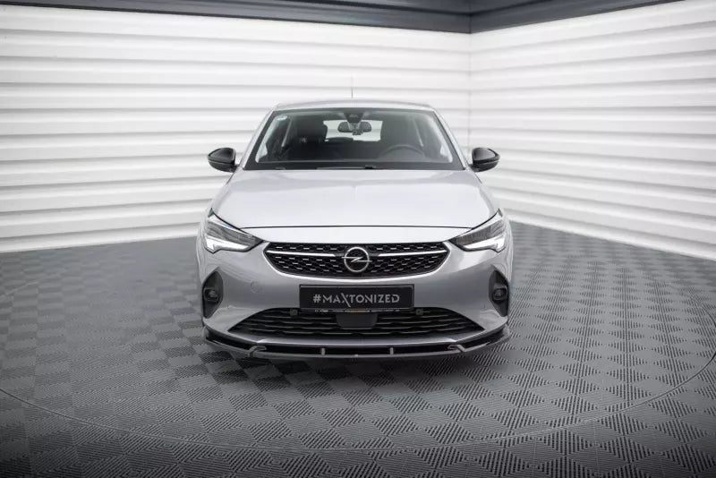 Maxton Design Frontlippe für Opel Corsa F ( Mk6) Hochglanz schwarz – Ansicht 2