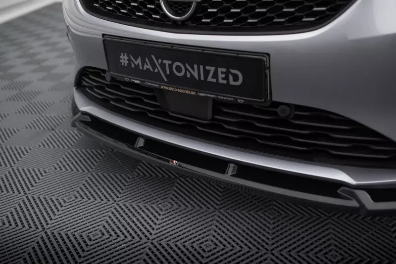 Maxton Design Frontlippe für Opel Corsa F ( Mk6) Hochglanz schwarz – Ansicht 3