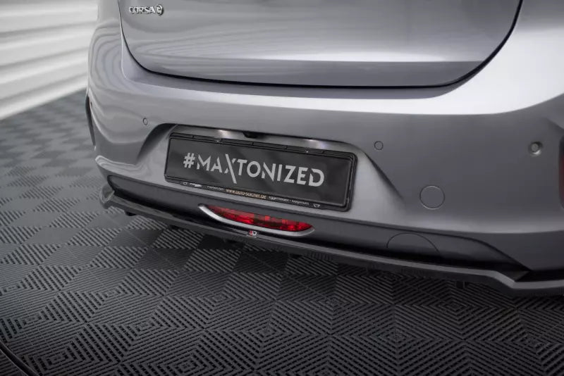Maxton Design mittlerer Heckdiffusor DTM Look für Opel Corsa F ( Mk6) Hochglanz schwarz – Ansicht 2