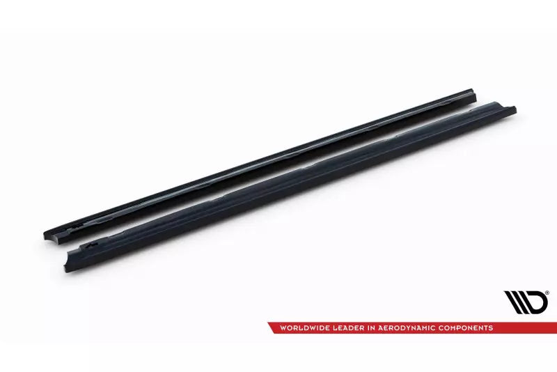 Maxton Design Seitenschweller (Paar) für Opel Corsa F ( Mk6) Hochglanz schwarz – Ansicht 4