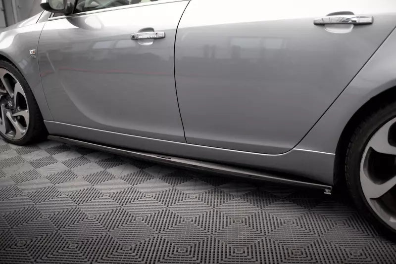 Maxton Design Seitenschweller (Paar) für Opel Insignia OPC-Line Mk1 Hochglanz schwarz – Ansicht 2