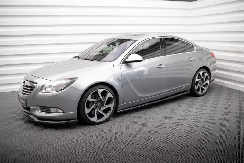 Maxton Design Seitenschweller (Paar) für Opel Insignia OPC-Line Mk1 Hochglanz schwarz – Ansicht 3