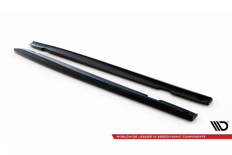 Maxton Design Seitenschweller (Paar) für Opel Insignia OPC-Line Mk1 Hochglanz schwarz – Ansicht 4