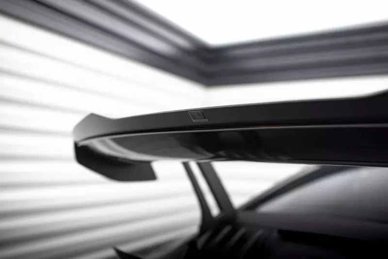 Maxton Design Heckspoiler Lippe für Porsche 911 992 GT3 Hochglanz schwarz – Ansicht 3