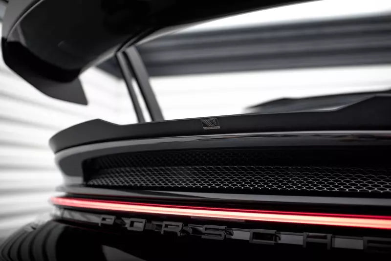 Maxton Design Heckspoiler Lippe für Porsche 911 992 GT3 Hochglanz schwarz – Ansicht 2