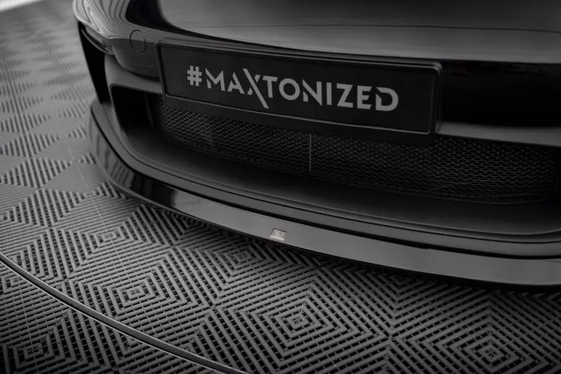 Maxton Design Frontlippe für Porsche 911 992 GT3 Hochglanz schwarz – Ansicht 3