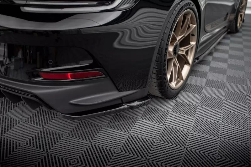 Maxton Design Diffusor Flaps für Porsche 911 992 GT3 Hochglanz schwarz – Ansicht 3