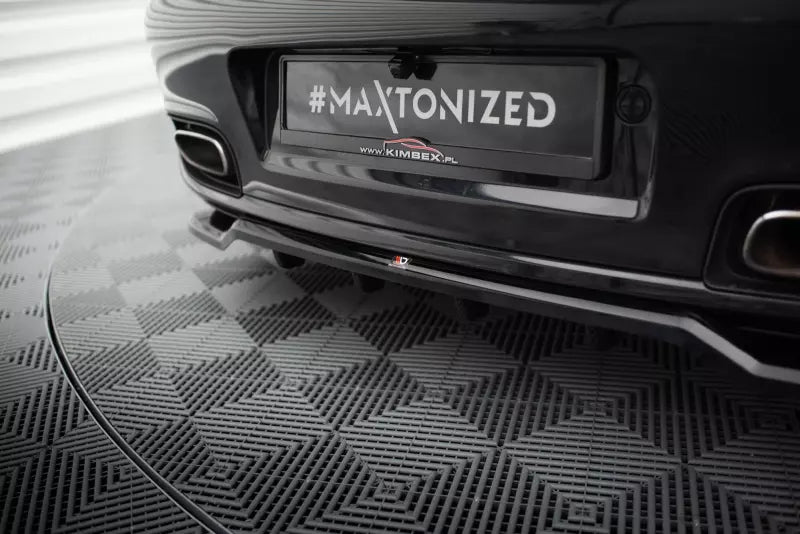 Maxton Design mittlerer Heckdiffusor DTM Look für Porsche 911 Turbo 997 Hochglanz schwarz – Ansicht 3