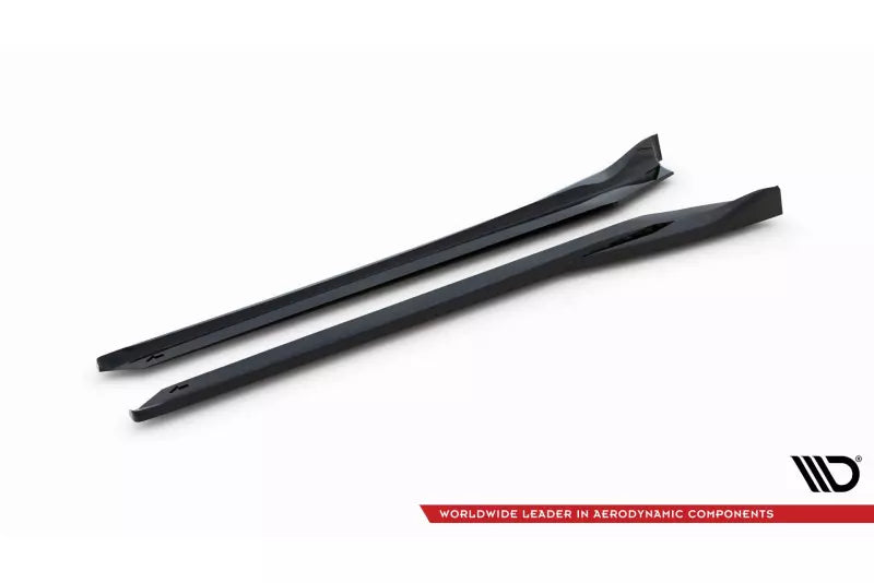 Maxton Design Seitenschweller (Paar) für Porsche 911 Turbo 997 Hochglanz schwarz – Ansicht 4