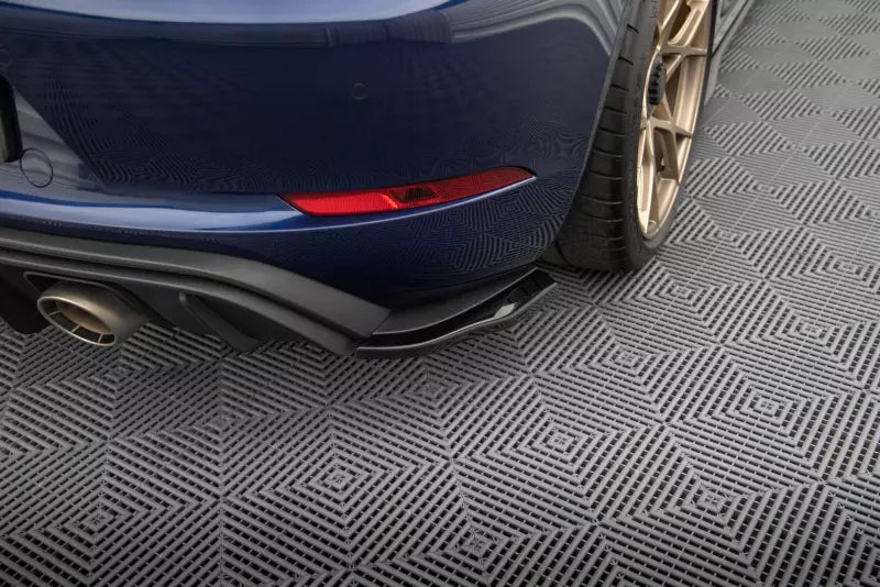 Maxton Design Diffusor Flaps für Porsche 718 Cayman GT4 RS 982c Hochglanz schwarz – Ansicht 2