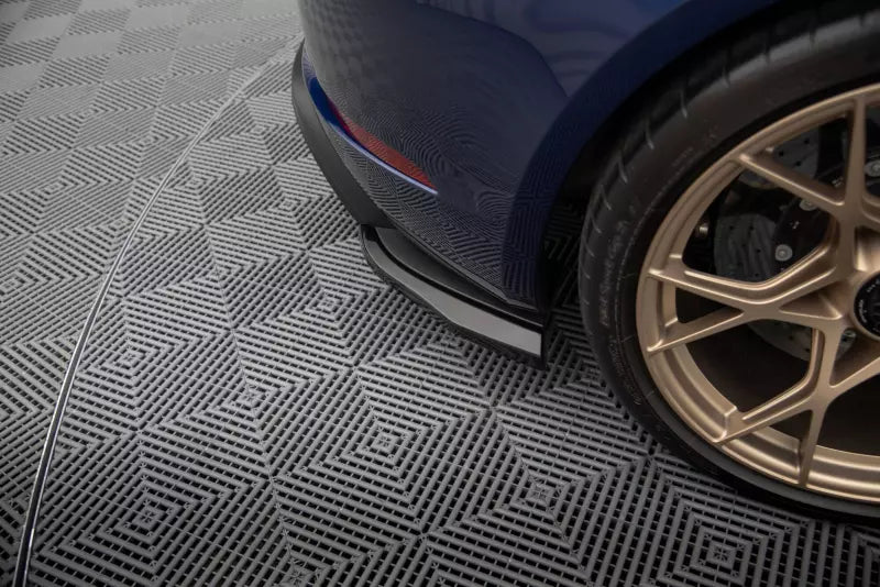 Maxton Design Diffusor Flaps für Porsche 718 Cayman GT4 RS 982c Hochglanz schwarz – Ansicht 3