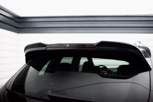 Maxton Design Heckspoiler 3D für Porsche Cayenne Mk2 Facelift Hochglanz schwarz – Ansicht 1