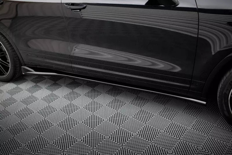 Maxton Design Seitenschweller (Paar) für Porsche Cayenne Mk2 Facelift Hochglanz schwarz – Ansicht 3
