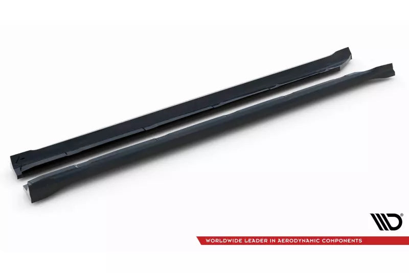 Maxton Design Seitenschweller (Paar) für Porsche Cayenne Sport Design Mk3 Hochglanz schwarz – Ansicht 4