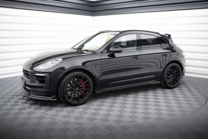 Maxton Design Seitenschweller (Paar) für Porsche Macan T Mk1 Facelift 2 Hochglanz schwarz – Ansicht 2