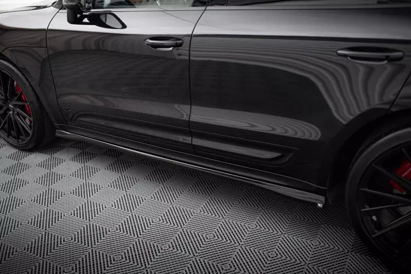 Maxton Design Seitenschweller (Paar) für Porsche Macan T Mk1 Facelift 2 Hochglanz schwarz – Ansicht 3