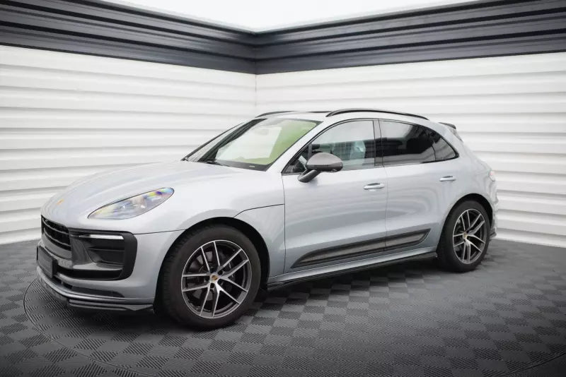 Maxton Design Seitenschweller (Paar) für Porsche Macan T Mk1 Facelift 2 Hochglanz schwarz – Ansicht 4