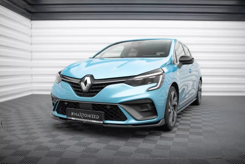 Maxton Design Frontlippe für Renault Clio R.S. Line Mk5 Hochglanz schwarz – Ansicht 1