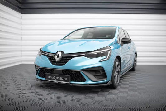 Maxton Design Frontlippe für Renault Clio R.S. Line Mk5 Hochglanz schwarz – Ansicht 1