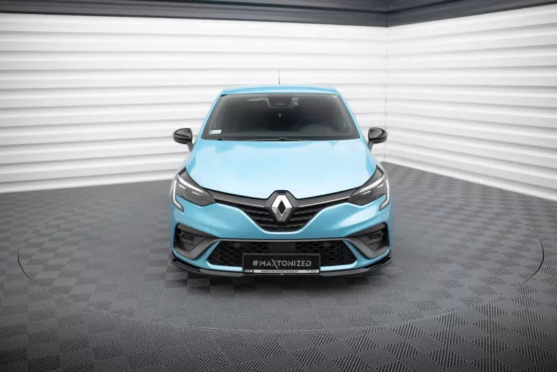 Maxton Design Frontlippe für Renault Clio R.S. Line Mk5 Hochglanz schwarz – Ansicht 2